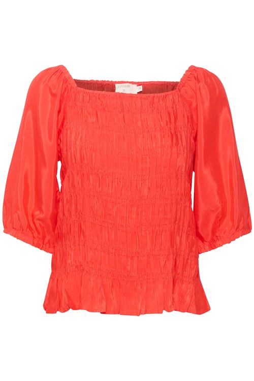 Se Cream Bluse 'Almas'  rød / grenadine ved About You