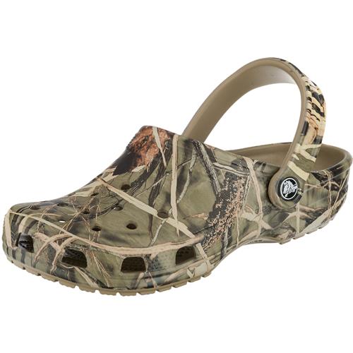 Crocs Træsko 'Classic Realtree'  beige / brun / khaki / sort