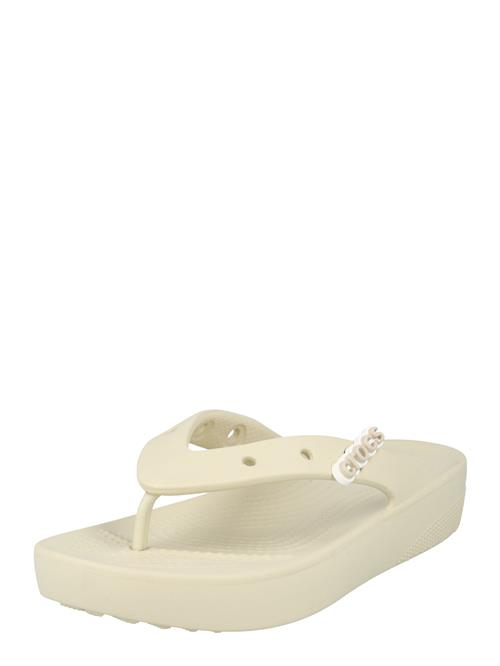 Crocs Klipklappere 'Classic'  lysebeige / hvid