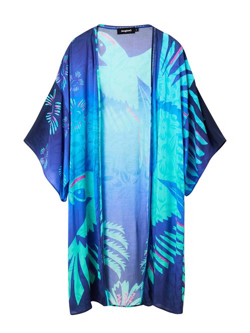 Desigual Kimono 'Arara'  turkis / koboltblåt / aqua / neonpink