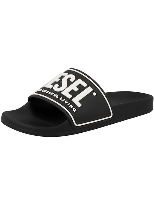 DIESEL Sandaler  sort / hvid