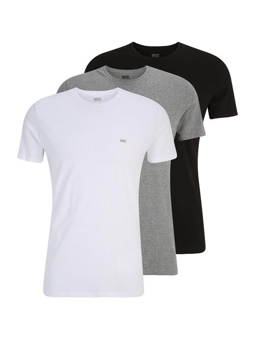 DIESEL Bluser & t-shirts  grå-meleret / sort / hvid