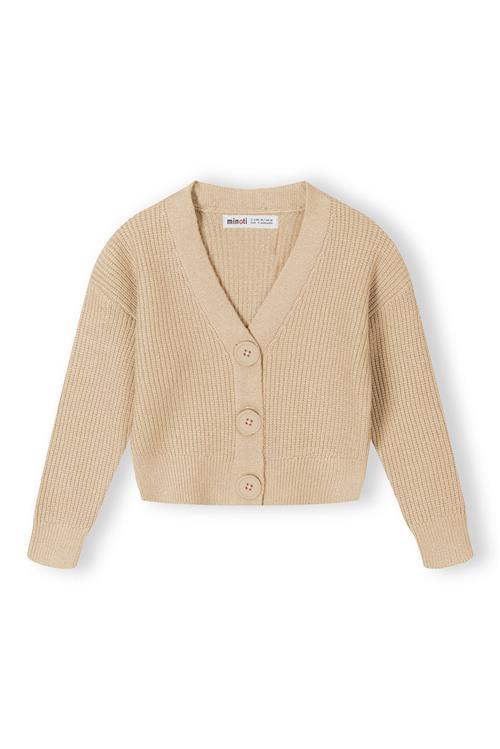 Se MINOTI Cardigan  mørkebeige ved About You