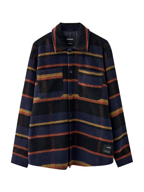 Pull&Bear Overgangsjakke  navy / safran / orange / sort