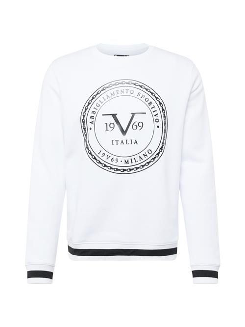 Se 19V69 ITALIA Sweatshirt 'BEN'  sort / offwhite ved About You