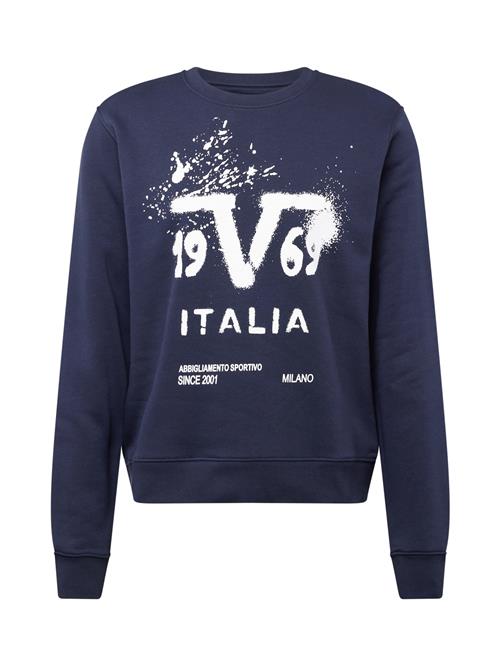 19V69 ITALIA Sweatshirt 'BENNO'  navy / hvid