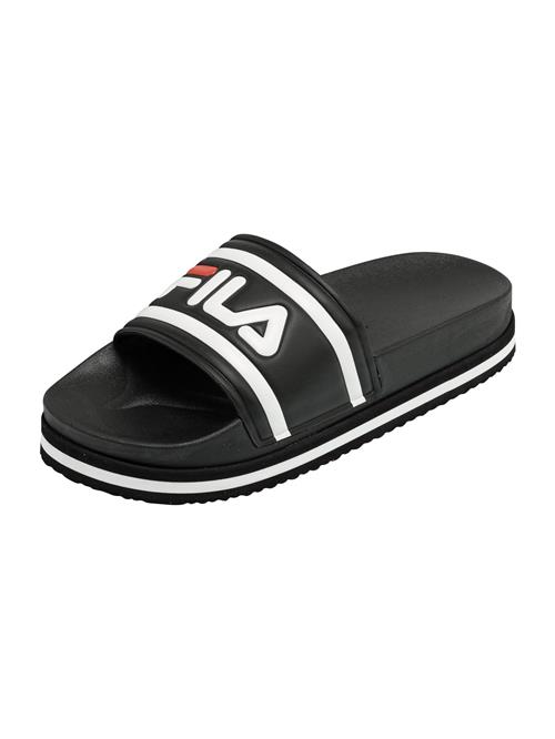 FILA Pantoletter 'Morro Bazy Zeppa'  rød / sort / hvid