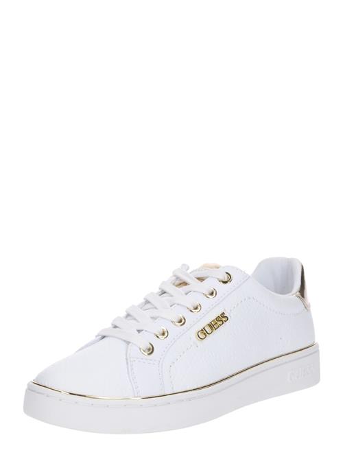 GUESS Sneaker low 'Beckie'  guld / hvid