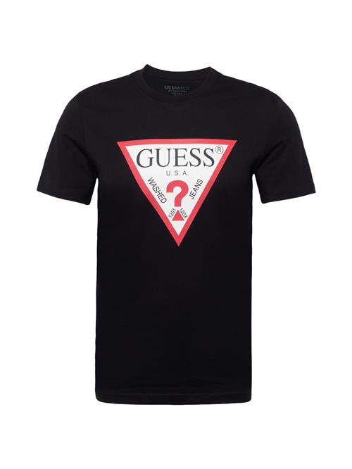 Se GUESS Bluser & t-shirts  knaldrød / sort / uldhvid ved About You