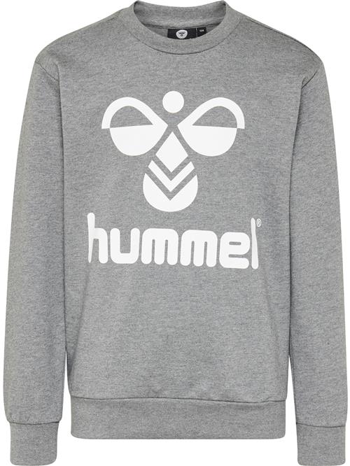 Se Hummel Sportsweatshirt 'Dos'  grå-meleret / hvid ved About You