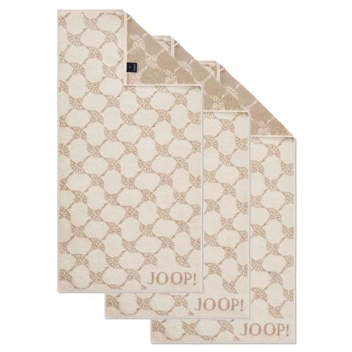 JOOP! Håndklæde  creme / mørkebeige