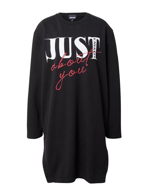 Se Just Cavalli Sweatshirt  mørkerød / sort / hvid ved About You