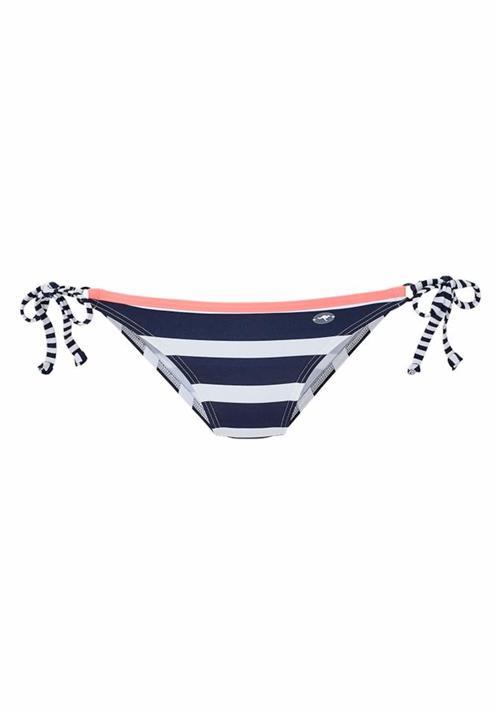 Se KangaROOS Bikinitrusse  navy / abrikos / hvid ved About You