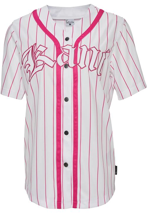 Karl Kani Shirts  fuchsia / hvid