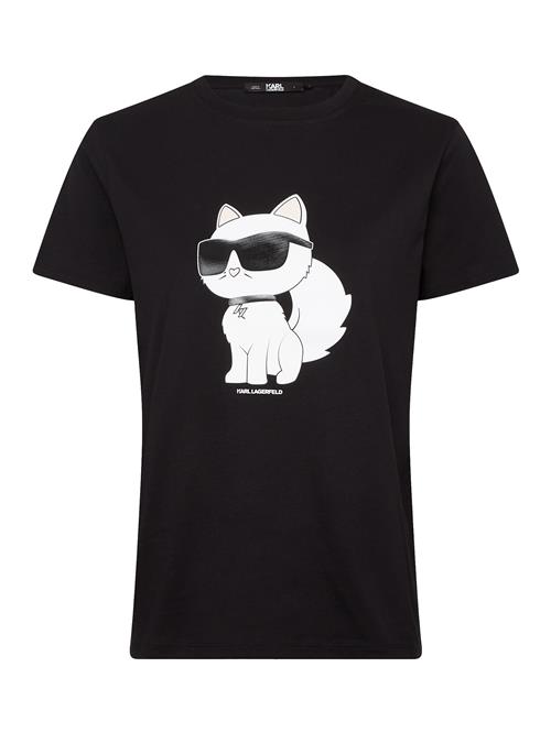 Karl Lagerfeld Shirts 'Ikonik 2.0 Choupette'  sort / hvid