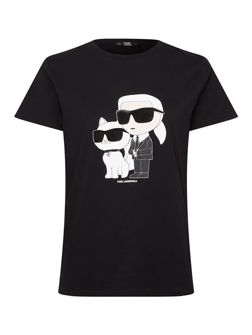 Se Karl Lagerfeld Shirts 'Ikonik 2.0'  lysebeige / sort / hvid ved About You