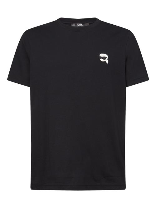 Se Karl Lagerfeld Bluser & t-shirts ' Ikonik 2.0 Mini '  sort / hvid ved About You