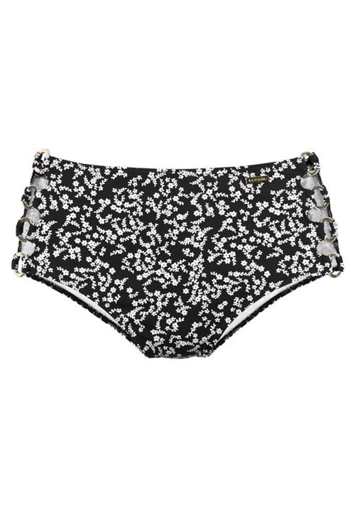 Se LASCANA Bikinitrusse 'Meadow'  sort / hvid ved About You