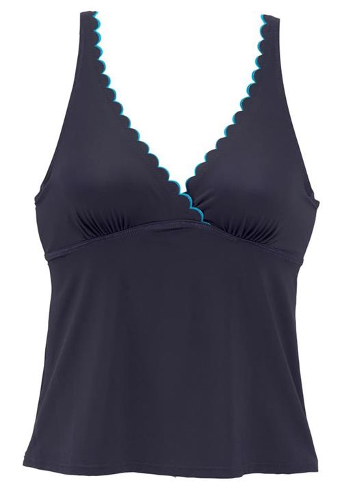 LASCANA Tankini-overdel  navy / turkis