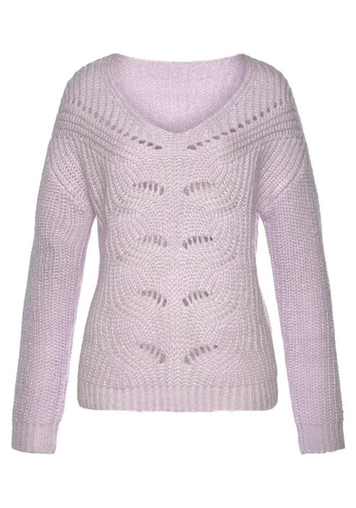 LASCANA Pullover  lyselilla