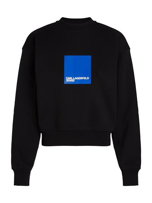 Se KARL LAGERFELD JEANS Sweatshirt  blå / sort / hvid ved About You