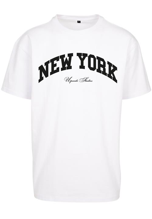 MT Upscale Bluser & t-shirts 'New York'  sort / hvid