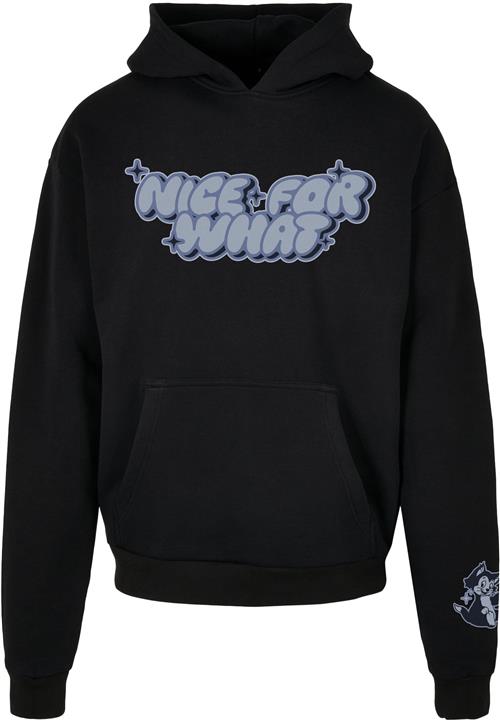 MT Upscale Sweatshirt 'Nice for what'  lyseblå / sort