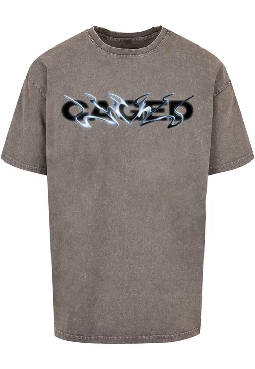 MT Upscale Bluser & t-shirts 'Cagedchrome'  lyseblå / grå / sort