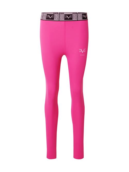 19V69 ITALIA Sportsbukser 'ALENA'  pink / sort / hvid