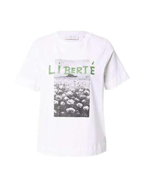 Rich & Royal Shirts 'Liberté'  grå / grøn / hvid