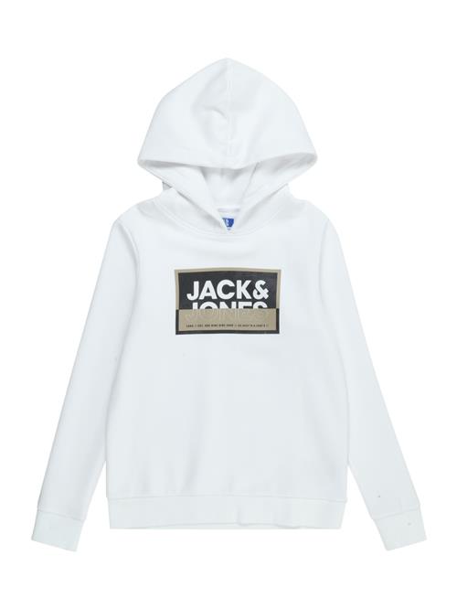 Jack & Jones Junior Sweatshirt 'JJLogan'  lysebrun / sort / hvid