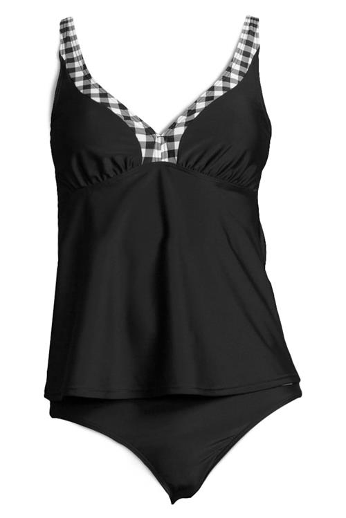 LASCANA Tankini  sort / hvid