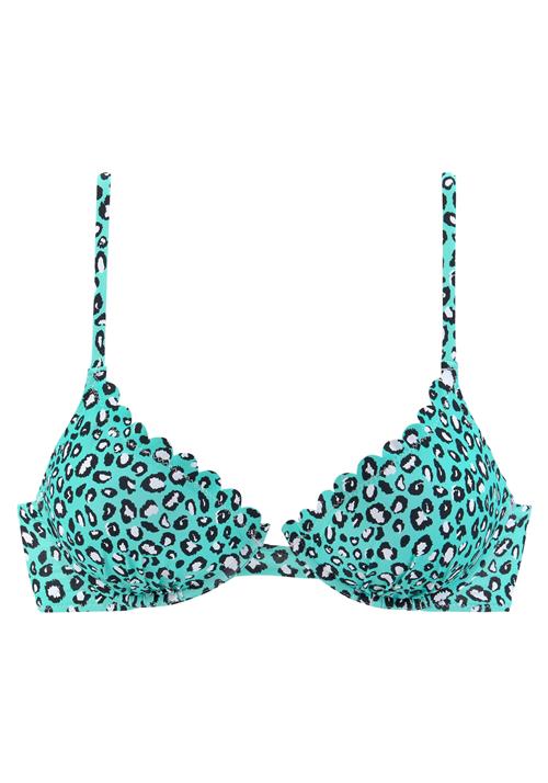 LASCANA Bikinioverdel  mint / sort / hvid