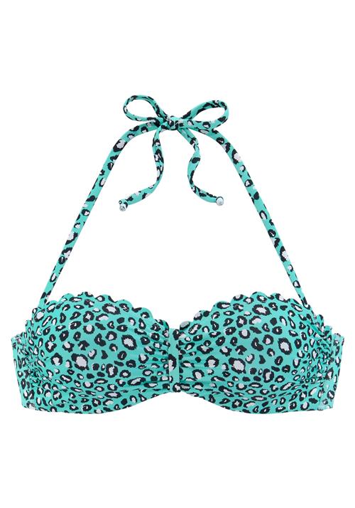 LASCANA Bikinioverdel  mint / sort / hvid