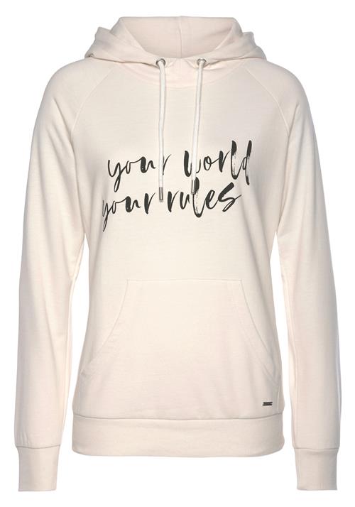 Se LASCANA Sweatshirt  lyserød / sort ved About You