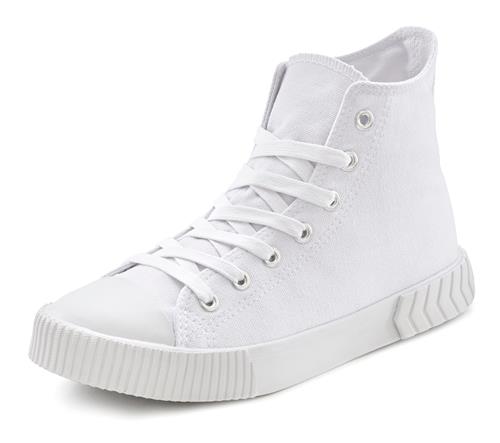 LASCANA Sneaker high  hvid