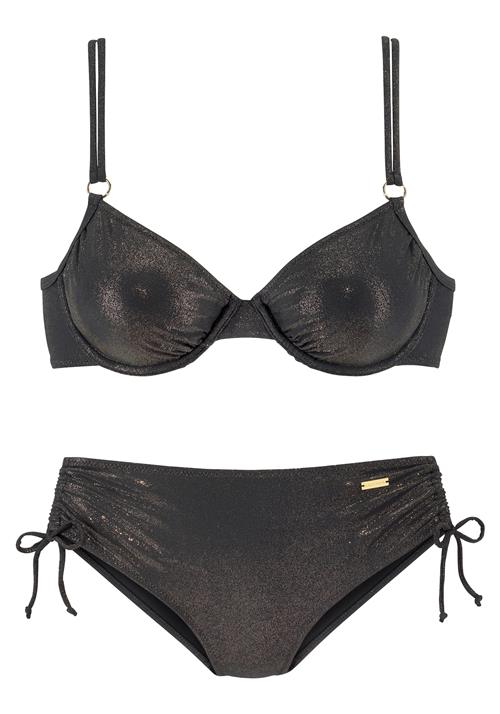 LASCANA Bikini  guld / sort