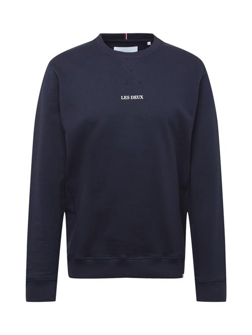 Les Deux Sweatshirt 'Lens'  navy / hvid