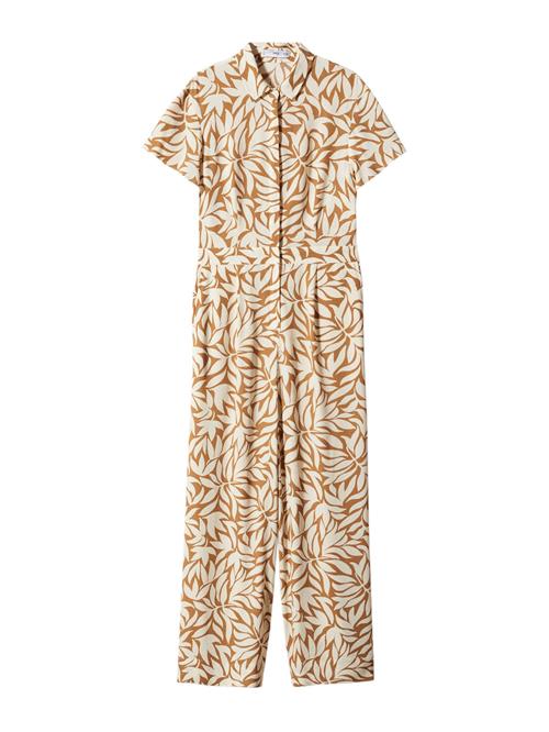 MANGO Jumpsuit 'Tulipa'  lysebeige / brun