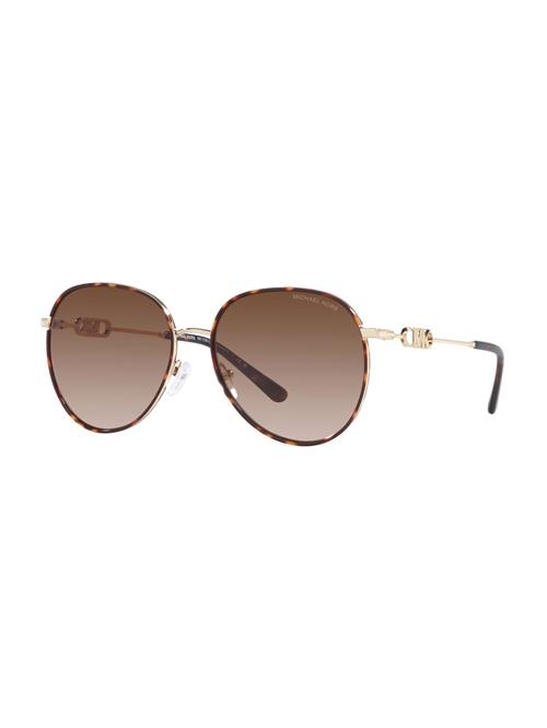 MICHAEL Michael Kors Solbriller 'EMPIRE AVIATOR'  brun / guld