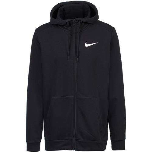 NIKE Sportssweatjakke  sort / hvid