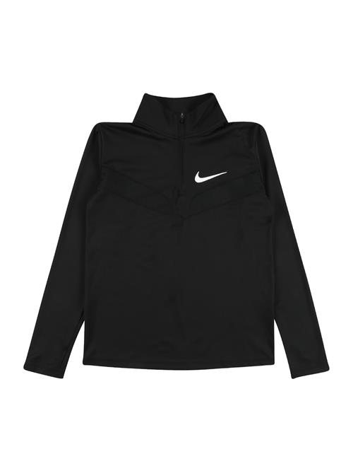 NIKE Funktionsskjorte  sort / hvid