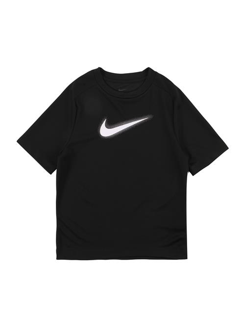 NIKE Funktionsskjorte  sort / hvid