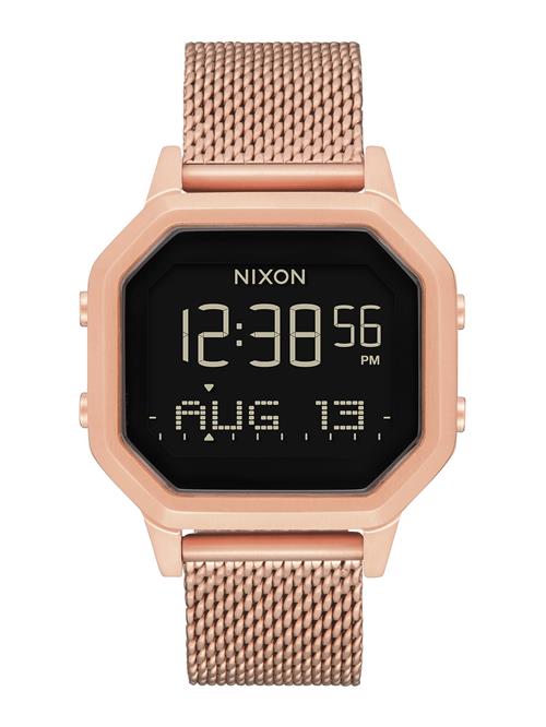 Nixon Digitalur 'Siren Milanese'  rosa guld / sort