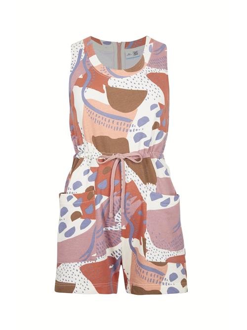 O'NEILL Jumpsuit 'Elandra'  blå / lyseorange / gammelrosa / hvid