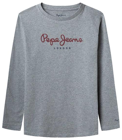 Pepe Jeans Shirts 'HERMAN'  grå-meleret / rød / sort