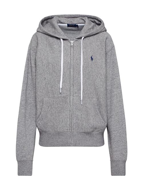 Polo Ralph Lauren Sweatjakke 'LS ZIP HD-LONG SLEEVE-KNIT'  grå