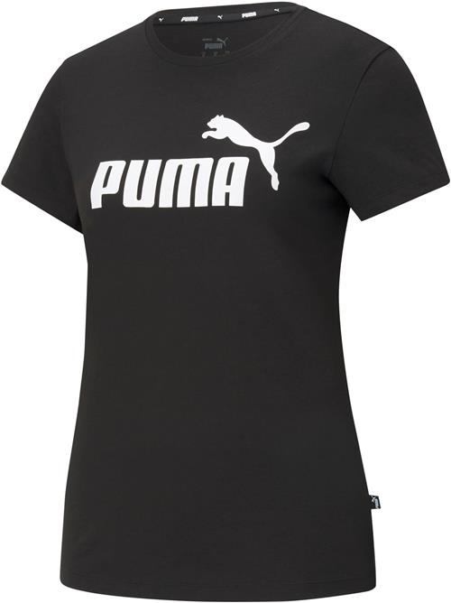 PUMA Funktionsbluse 'Essential'  sort / hvid