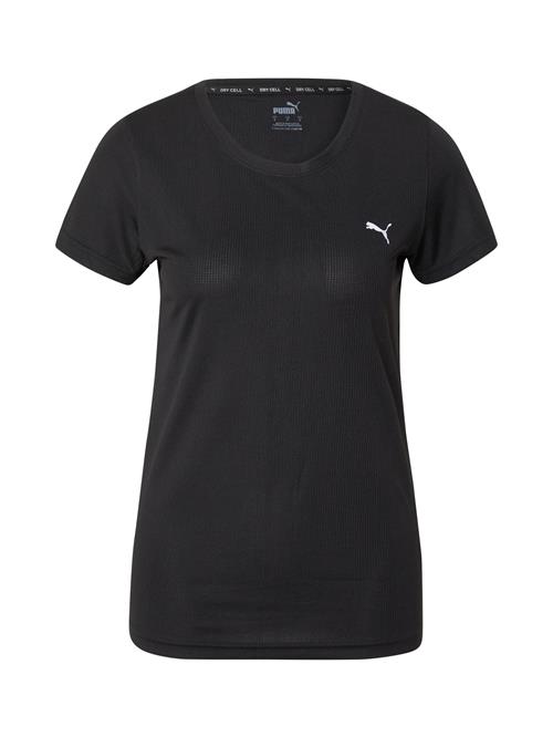 PUMA Funktionsbluse  sort / hvid