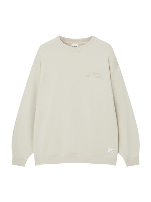 Pull&Bear Sweatshirt  beige / kit / sort / hvid